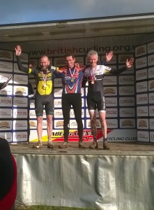 Robin Delve on the podium